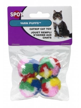 Jucarie pentru pisici bile puff 4 bucati Spot